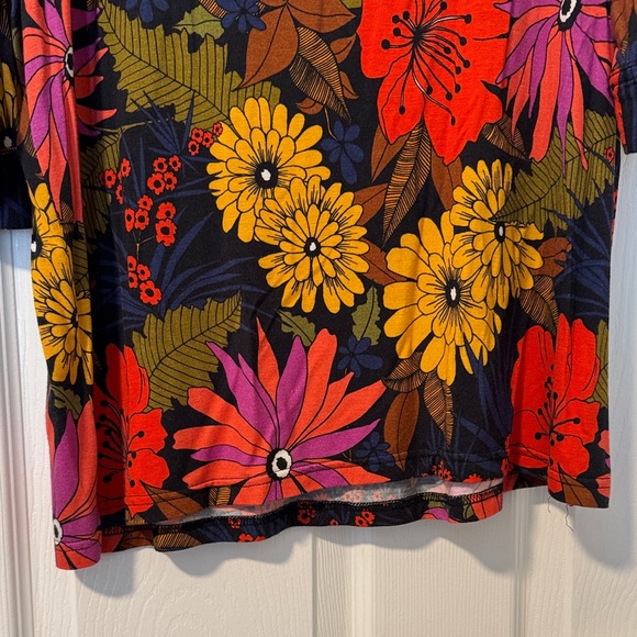 La Prestic Ouiston Floral Multicolor Blouse Women Size 4 (equivalent to an XL) - Picture 9 of 9